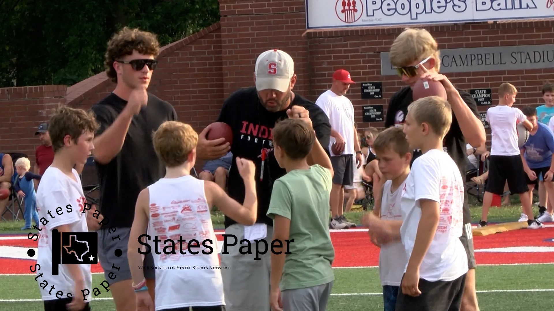 Seneca High School Football Hosts Their Youth Football Camp